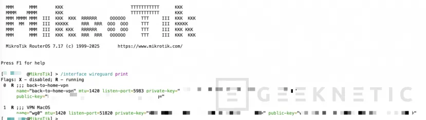 Geeknetic Cómo Configurar una VPN WireGuard entre Mikrotik y MacOS 4