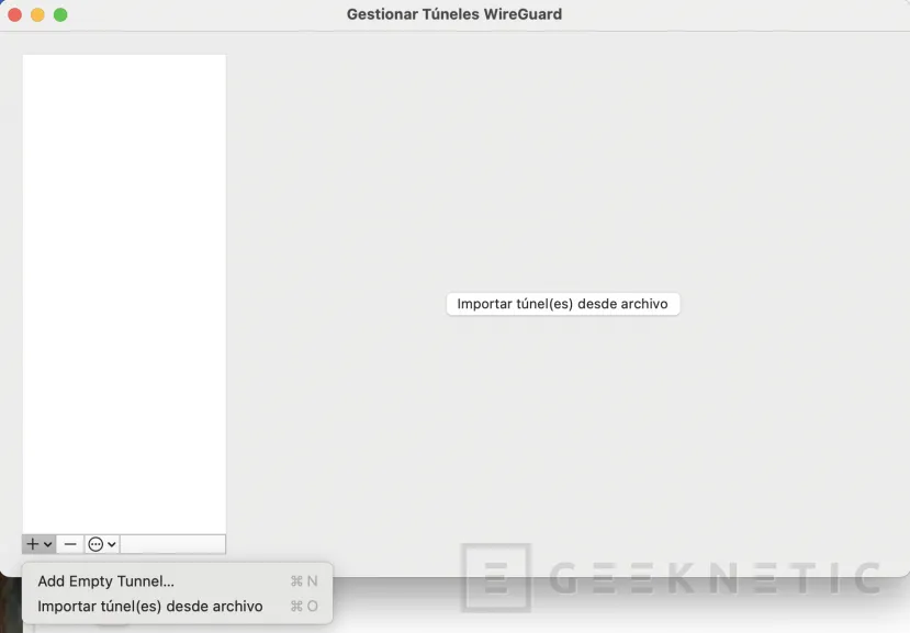 Geeknetic Cómo Configurar una VPN WireGuard entre Mikrotik y MacOS 6