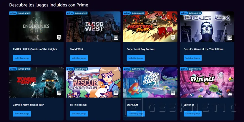 Geeknetic Con Amazon Prime Gaming tienes Gratis 8 nuevos juegos incluido Deus EX GOTY, Ender Lilies y Super Meat Boy Forever 1