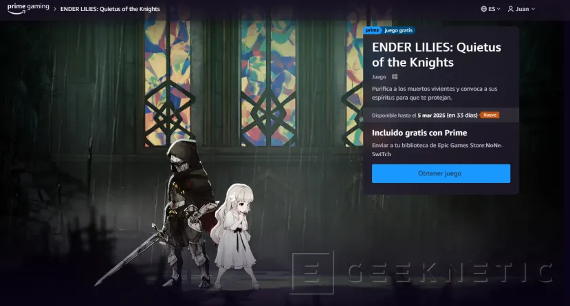 Geeknetic Con Amazon Prime Gaming tienes Gratis 8 nuevos juegos incluido Deus EX GOTY, Ender Lilies y Super Meat Boy Forever 2