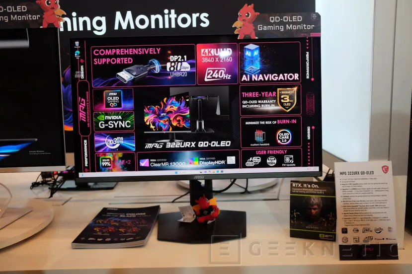 Geeknetic MSI nos deja impresionados con el nuevo monitor MPG 322URX QD-OLED 1