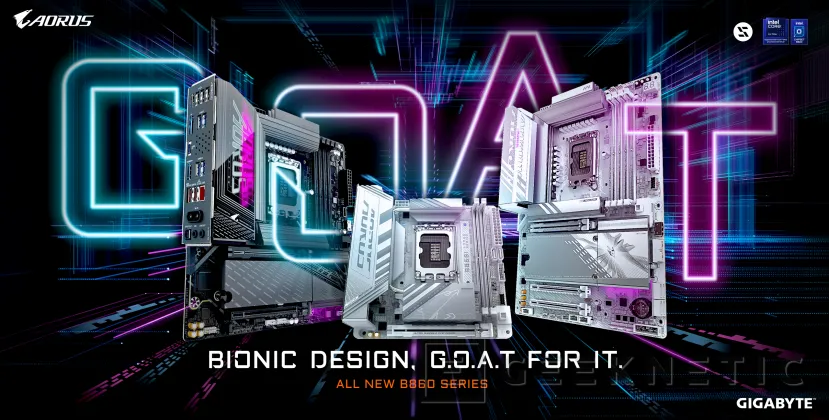 Geeknetic Nuevas placas GIGABYTE con chipset B860 con capacidades mejoradas con IA para overclocking de memoria RAM 1