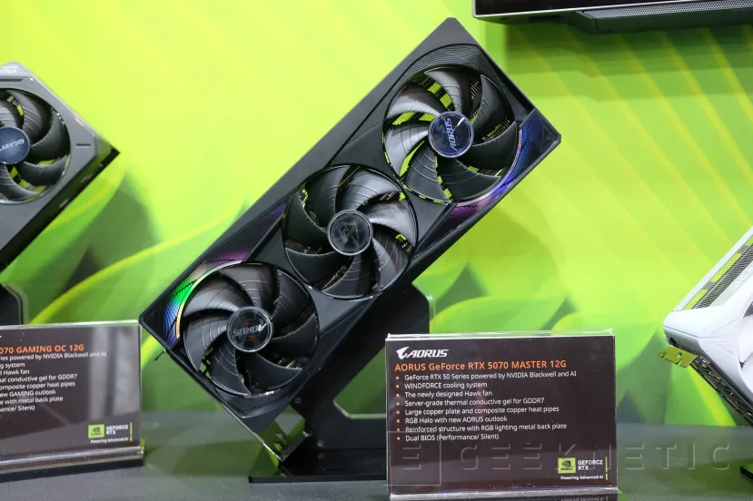 Geeknetic GIGABYTE presenta sus modelos personalizados de las NVIDIA RTX 50 Series 3