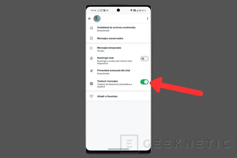 Geeknetic Cómo traducir mensajes en WhatsApp paso a paso 7