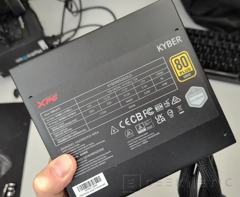 Geeknetic Potencia y Eficiencia: Así Rinden las 3 Nuevas Fuentes ATX 3.1 XPG de 850 W 7