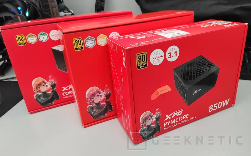 Geeknetic Potencia y Eficiencia: Así Rinden las 3 Nuevas Fuentes ATX 3.1 XPG de 850 W 1