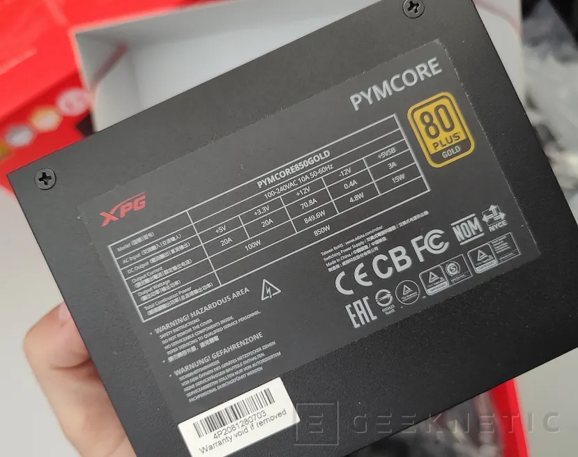 Geeknetic Potencia y Eficiencia: Así Rinden las 3 Nuevas Fuentes ATX 3.1 XPG de 850 W 18