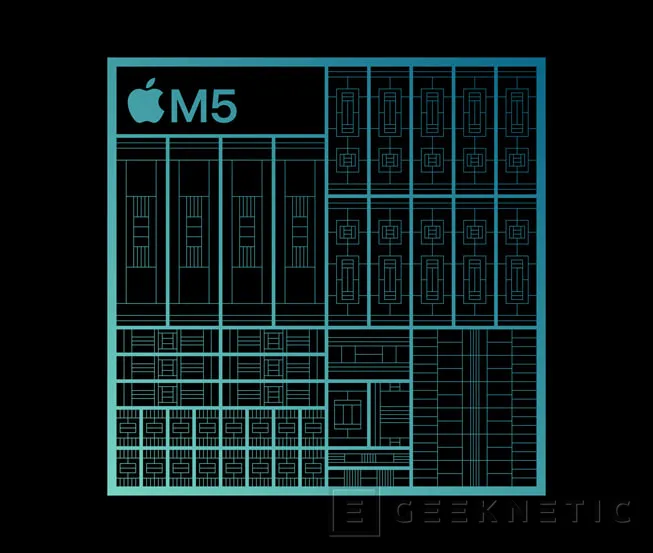 Geeknetic Apple presenta el chip M5: más potencia, IA local y eficiencia energética en el mayor salto de Apple Silicon hasta ahora 1