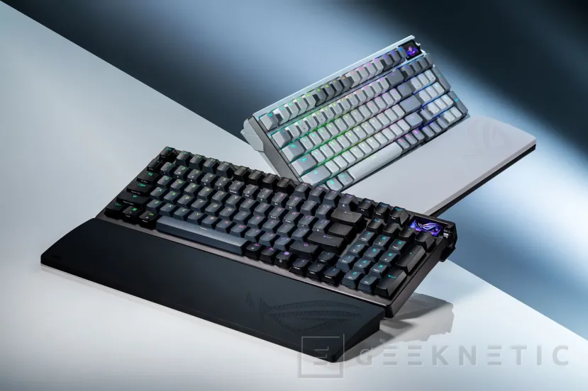 Geeknetic El teclado ASUS ROG Azoth 96 HE tiene interruptores magnéticos ROG HFX V2 y tasa de sondeo de 8.000 Hz 1