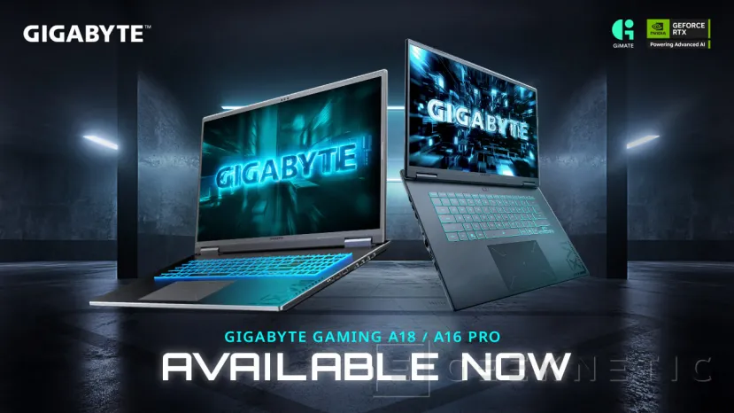 Geeknetic Nuevos portátiles GIGABYTE GAMING A16 PRO y A18, con pantallas de hasta 18 pulgadas y solo 20 mm de perfil 1