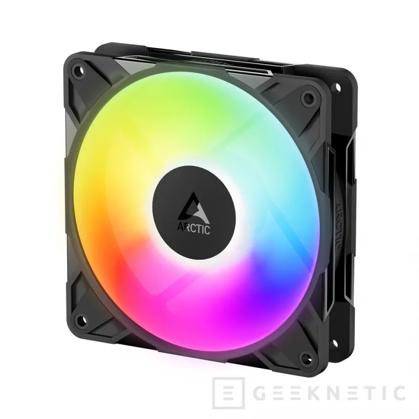 Geeknetic ARCTIC lanza el P12 Pro Reverse A-RGB, su primer ventilador con flujo inverso y 12 LED direccionables para montajes más limpios y silenciosos 2
