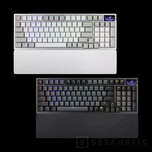 Geeknetic El teclado ASUS ROG Azoth 96 HE tiene interruptores magnéticos ROG HFX V2 y tasa de sondeo de 8.000 Hz 2