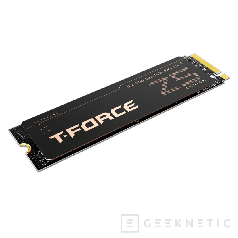 Geeknetic TeamGroup presenta la T-Force Z54E Gen 5, una SSD de hasta 14.900 MB/s con controlador Phison E28 y diseño sin ventiladores 2