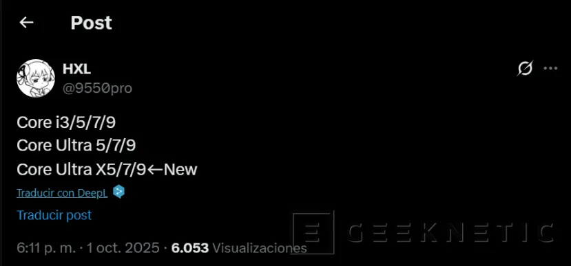 Geeknetic Intel presentará los Core Ultra X con los Panther Lake, una nueva gama con gráficas integradas más potentes 1