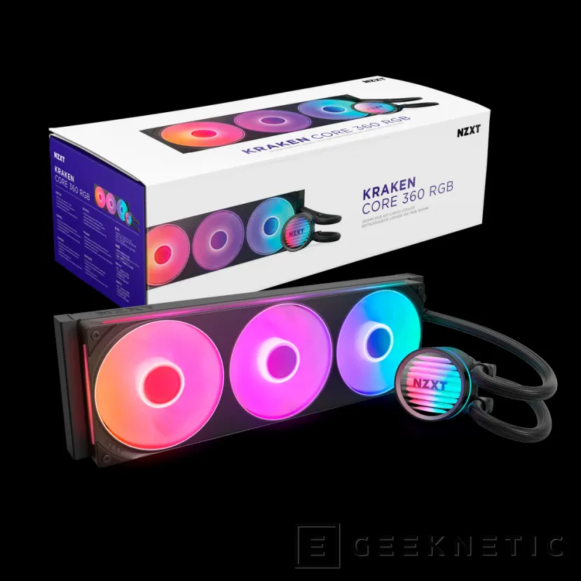 Geeknetic NZXT amplía su gama de RL con las Kraken Core RGB, opciones asequibles con un gran rendimiento 3