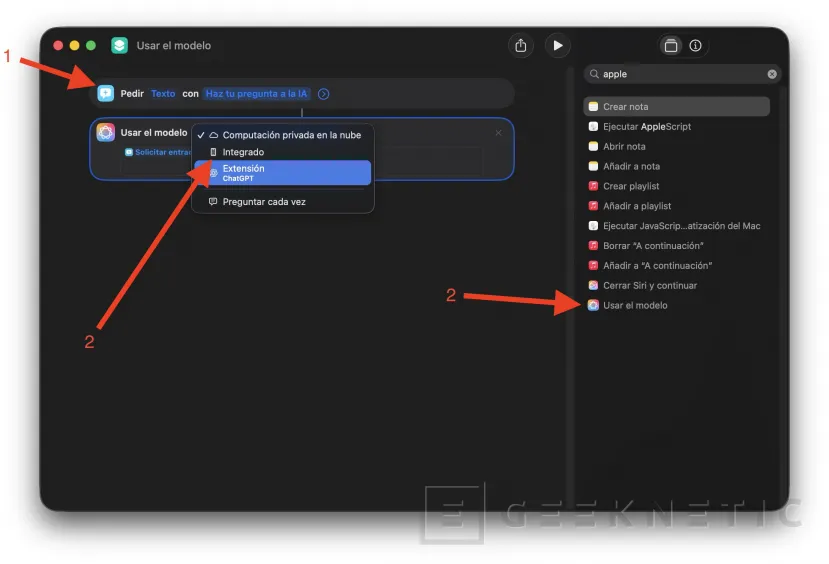 Geeknetic Apple Intelligence + Atajos: cómo aprovechar la IA local de los Mac y los iPhone 2