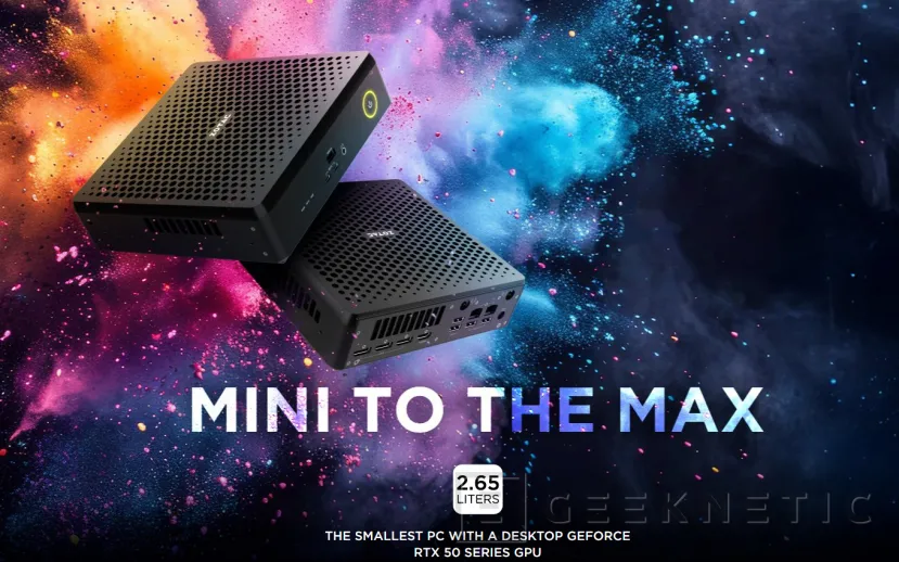 Geeknetic ZOTAC ZBOX Magnus: Core Ultra 7 255HX y RTX 5060 Ti en menos de 2,7 litros de mini PC 1