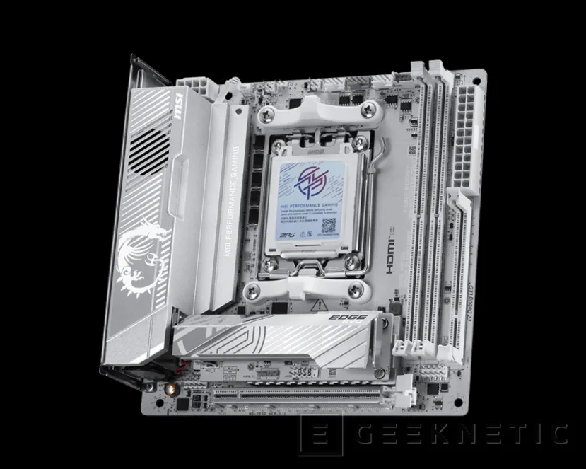 Geeknetic La placa MSI MPG X870I EDGE TI EVO WIFI es pequeña pero matona, PCIe 5.0 para SSD y GPU, Wi-Fi 7 y USB-4 1