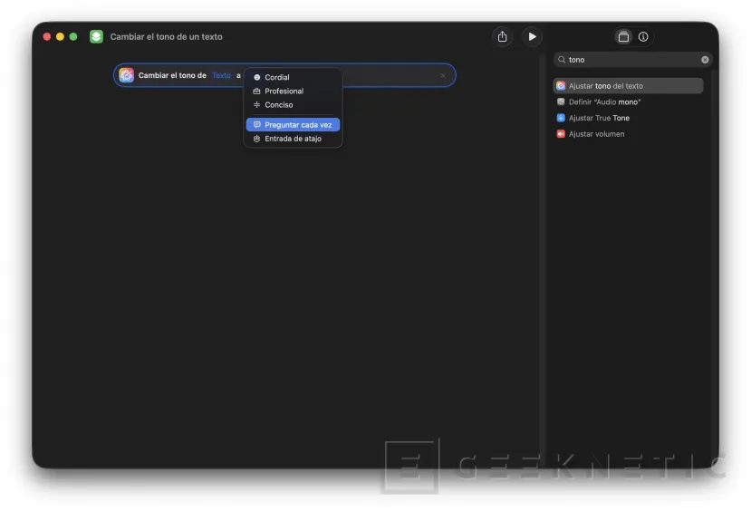 Geeknetic Apple Intelligence + Atajos: cómo aprovechar la IA local de los Mac y los iPhone 6