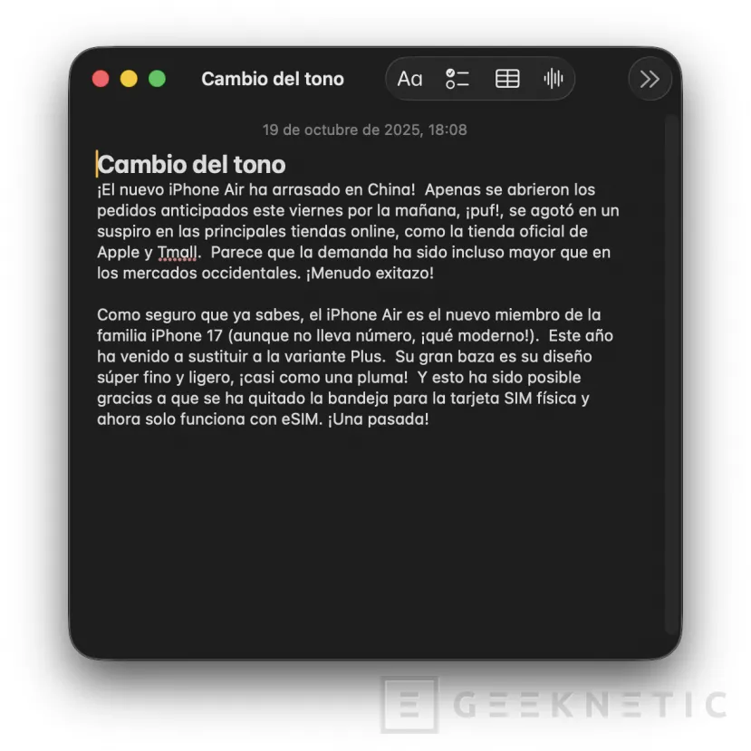 Geeknetic Apple Intelligence + Atajos: cómo aprovechar la IA local de los Mac y los iPhone 10