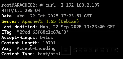 Geeknetic Cómo proteger Apache: Configuraciones clave de Ciberseguridad 5