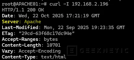 Geeknetic Cómo proteger Apache: Configuraciones clave de Ciberseguridad 6
