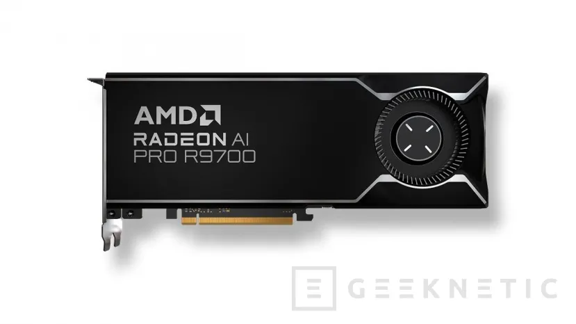 Geeknetic AMD lleva la Radeon AI PRO R9700 al canal retail el 27 de octubre con 32 GB de memoria, diseño para multiGPU y precio de 1.299 dólares 1