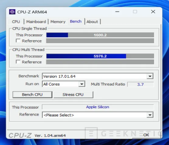 Geeknetic Virtualizan Windows 11 en el Apple M5 y su potencia mononúcleo supera a Intel y AMD 1