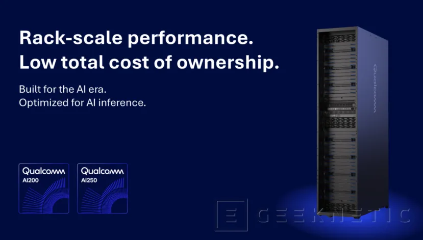 Geeknetic Qualcomm lleva su tecnología NPU a los centros de datos con las nuevas tarjetas de inferencia AI200 y AI250 1