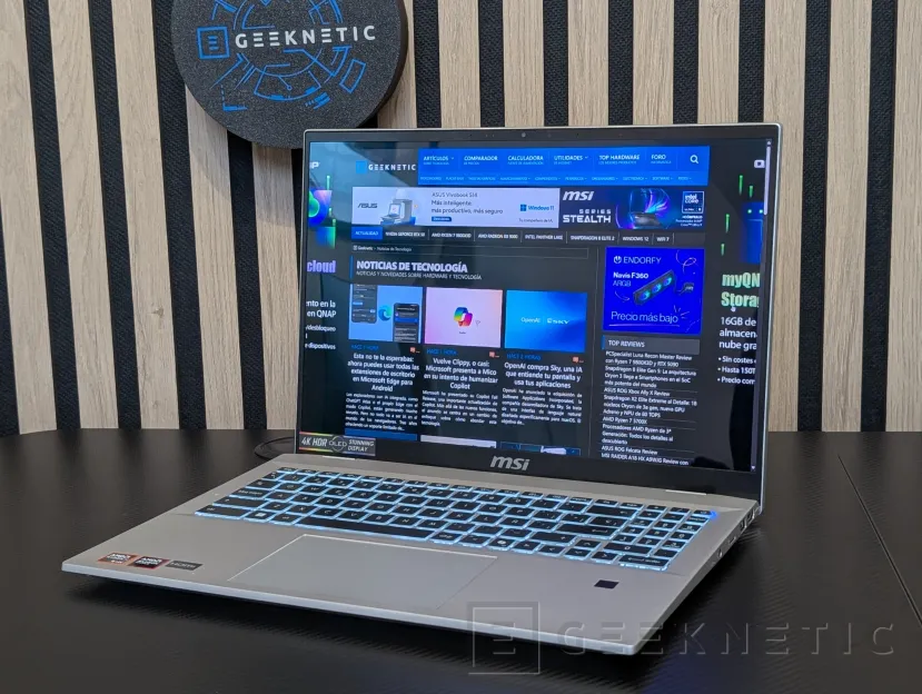 Geeknetic MSI Prestige A16 AI+ A3XMG Review 9