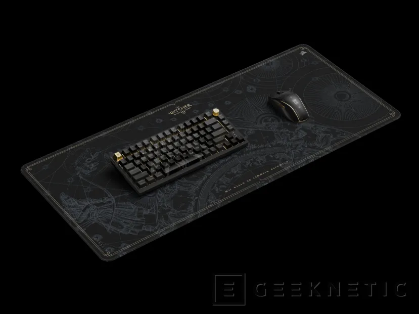 Geeknetic Corsair ha presentado por el 10 aniversario de The Witcher 3 un teclado, ratón y alfombrilla con motivos del juego 2