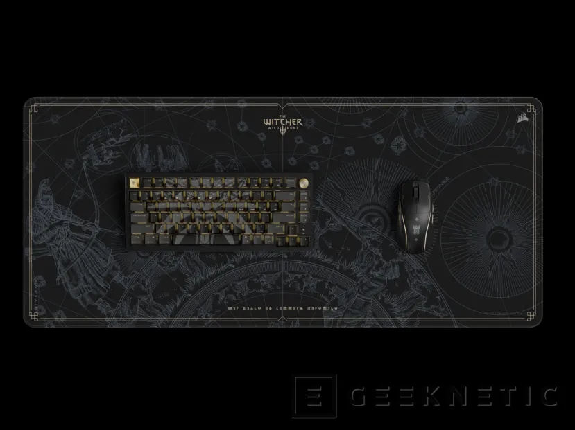 Geeknetic Corsair ha presentado por el 10 aniversario de The Witcher 3 un teclado, ratón y alfombrilla con motivos del juego 1