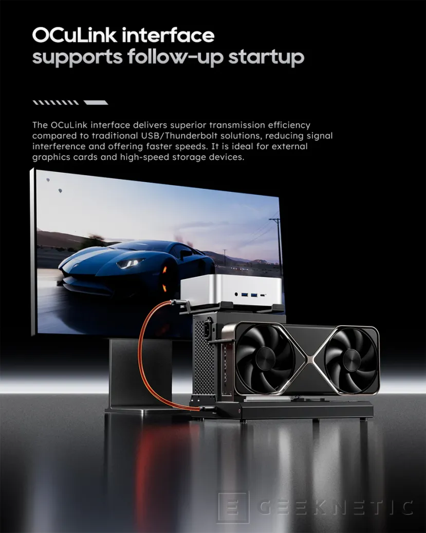 Geeknetic La nueva base para eGPU de AOOSTAR con OcuLink estará disponible el 2 de noviembre por 109 dólares 3