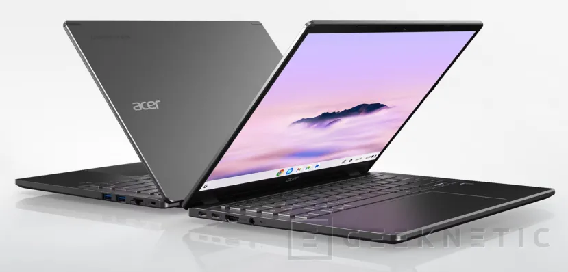 Geeknetic Los nuevos Acer Chromebook Plus Enterprise 714 y 514 combinan IA de Google, gestión empresarial y diseño reforzado 1