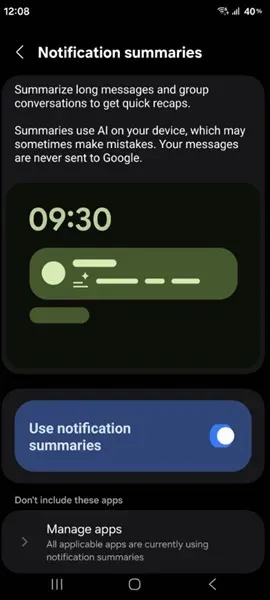 Geeknetic Samsung prueba resúmenes de notificaciones con IA en One UI 8.5 1