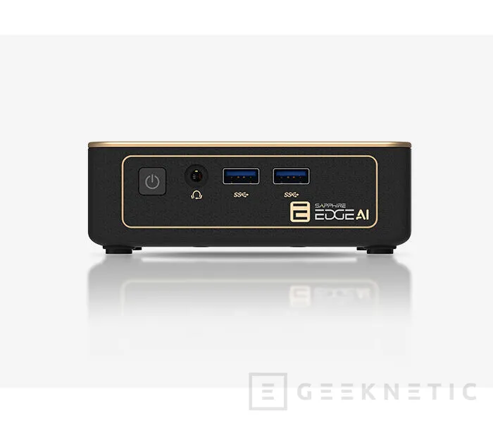 Geeknetic Sapphire Edge AI: mini PC con Ryzen AI serie 300 y NPU de 50 TOPS que lleva la inteligencia artificial al borde de la red 3