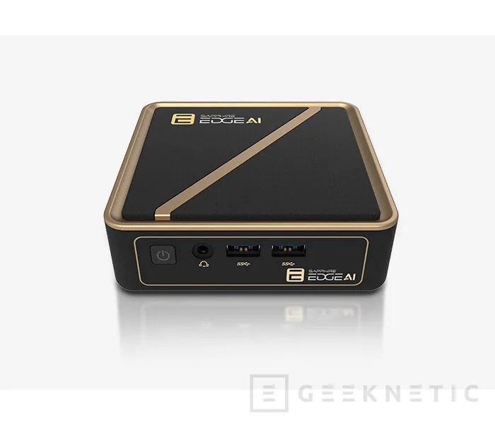 Geeknetic Sapphire Edge AI: mini PC con Ryzen AI serie 300 y NPU de 50 TOPS que lleva la inteligencia artificial al borde de la red 1