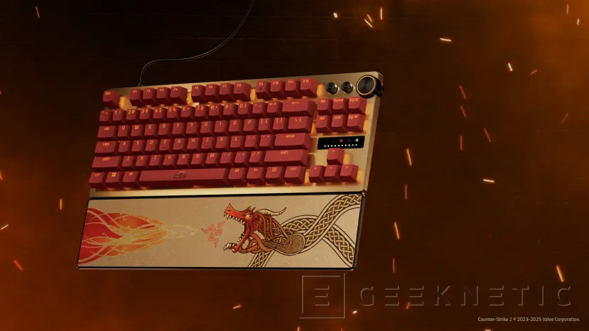 Geeknetic Razer y Valve lanzan la colección Dragon Lore de Counter-Strike 2 con periféricos de eSports de élite inspirados en el icónico AWP legendario 2