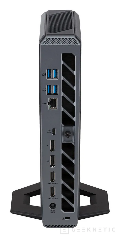 Geeknetic ASUS presenta el ROG GR70, un mini PC gaming con Ryzen 9 y gráfica RTX 5070 que ofrece potencia de sobremesa 3