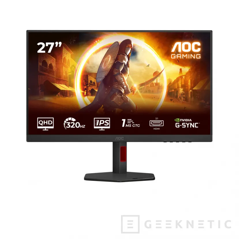 Geeknetic AOC presenta los nuevos AGON Q27G4SRU y U32G4U, monitores gaming con panel Fast IPS, hasta 320 Hz y resolución 4K 1