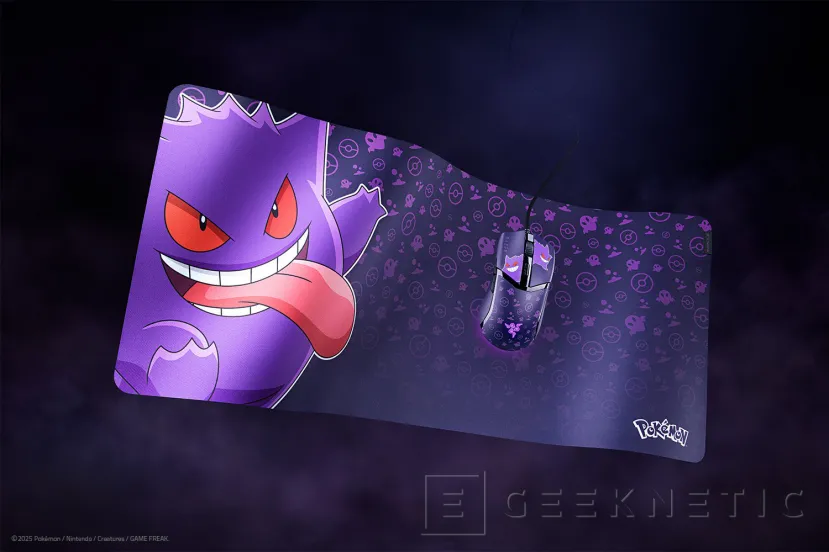 Geeknetic Razer añade al Pokémon Gengar a su alfombrilla XXL y a su ratón Cobra 1