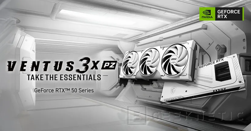 Geeknetic MSI presenta la RTX 5070 Ti Ventus 3X PZ series, su primera tarjeta con el conector de corriente 12V-2x6 oculto 1