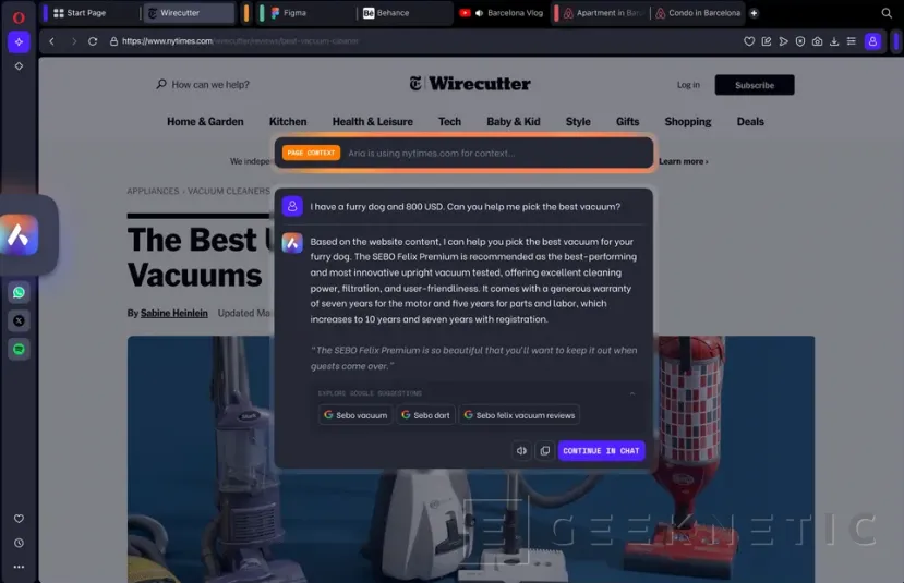 Geeknetic Navegadores con IA: estos son los mejores que puedes instalar 6