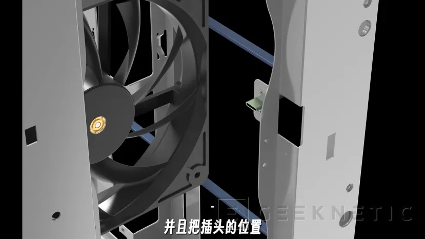 Geeknetic Nuevo concepto BTF 3.0 que incluye fuentes y ventiladores sin cables y refrigeración líquida con tubos cortos 5