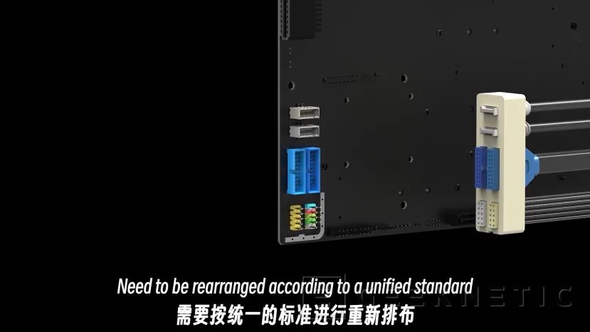 Geeknetic Nuevo concepto BTF 3.0 que incluye fuentes y ventiladores sin cables y refrigeración líquida con tubos cortos 3
