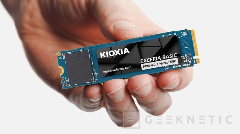 Geeknetic KIOXIA lanza la gama EXCERIA BASIC, discos SSD PCIe 4.0 asequibles con hasta 7.300 MB/s de lectura 2