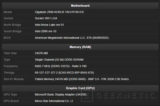 Geeknetic Patriot rompe la barrera de los 13.200 MT/s: la Viper Xtreme 5 DDR5 firma un récord y se convierte en la memoria más rápida del momento 1