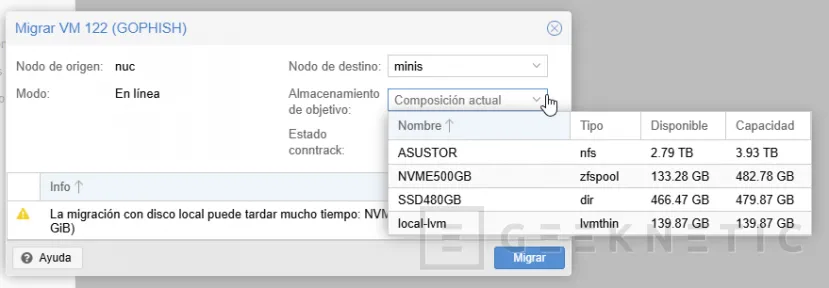 Geeknetic Cómo Configurar una Red Dedicada para Migraciones en Proxmox 15