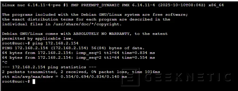 Geeknetic Cómo Configurar una Red Dedicada para Migraciones en Proxmox 3