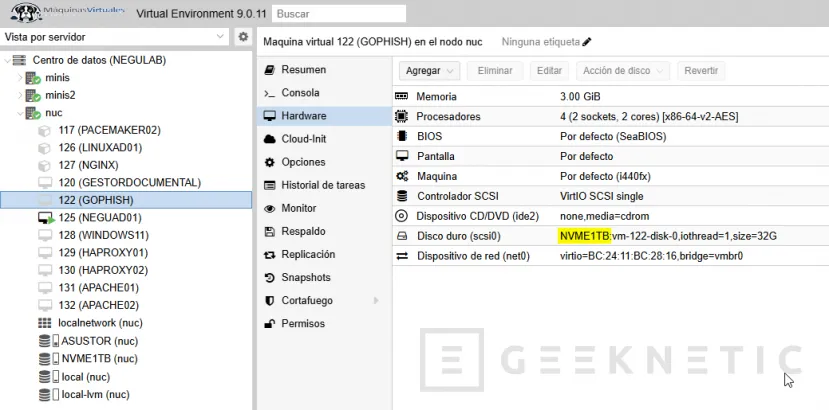 Geeknetic Cómo Configurar una Red Dedicada para Migraciones en Proxmox 11